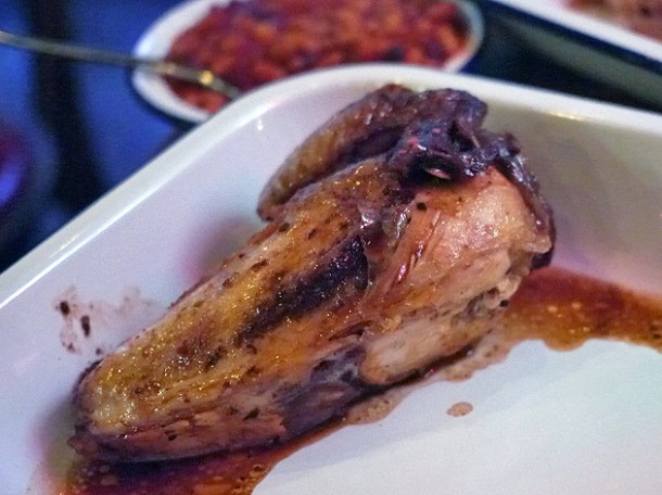 quarter of chicken at porky's