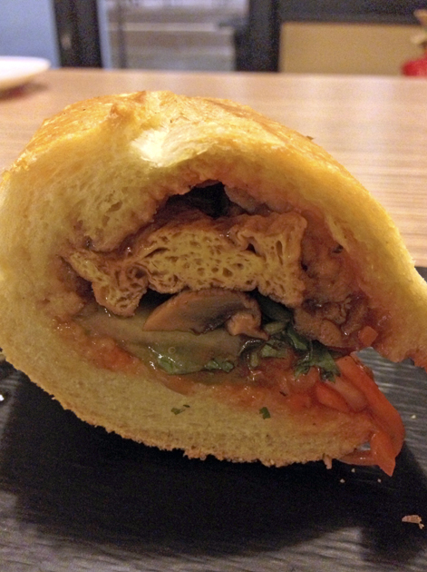 tofu banh mi at viet eat