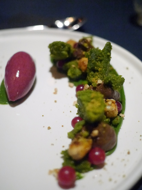pistachio chocolate forest at kurobuta marble arch