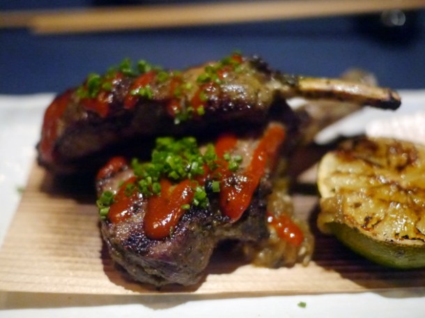 tea smoked lamb at kurobuta marble arch