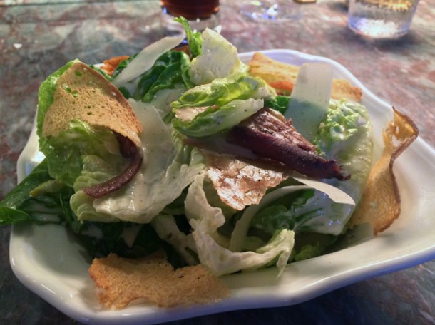 caesar salad at chiltern firehouse