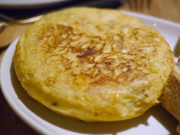 chorizo tortilla at bilbao berria london