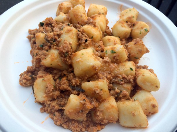 gnocchi with pork sausage ragu from pasta e basta