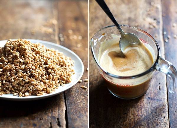 This Honey Ginger Tofu and Veggie Stir Fry is SO delicious! Served with a simple homemade honey ginger soy stir fry sauce. | pinchofyum.com