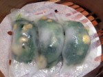 spinach vegetable dumpling at pearl liang