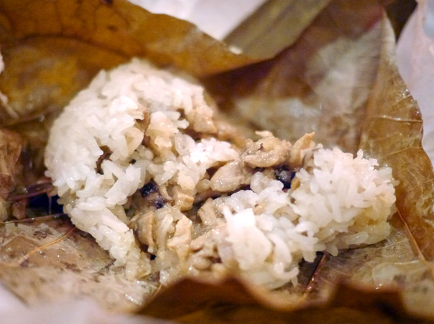 sticky rice at drunken monkey