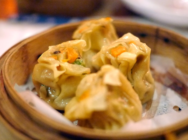vegetarian siu mai at drunken monkey