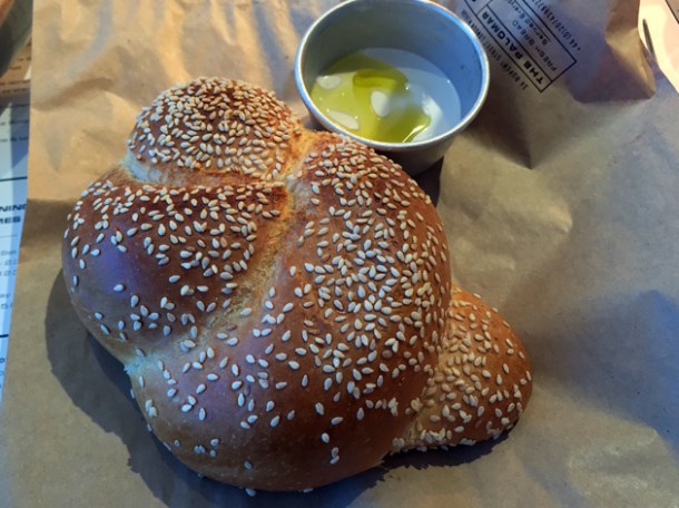 challah bread at the palomar