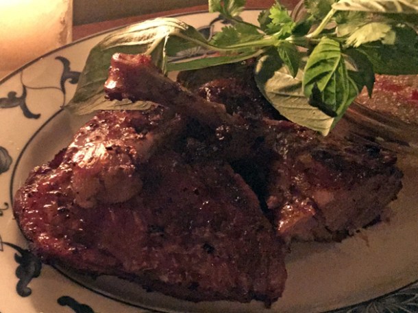 duck legs at smoking goat
