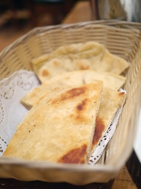 tibetan bread at kailash momo