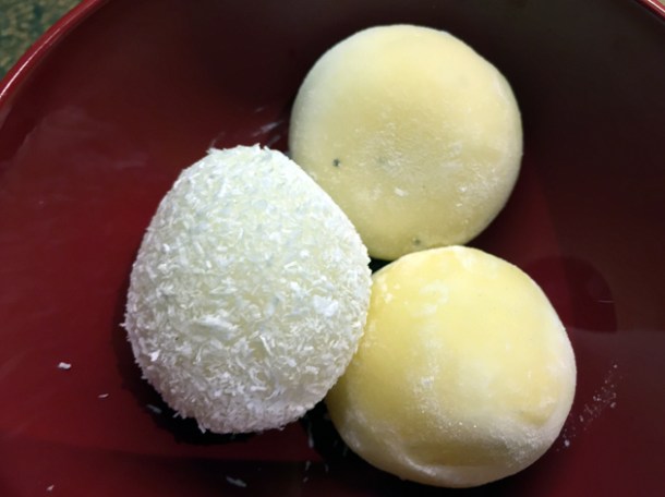 mochi ice cream at nanban