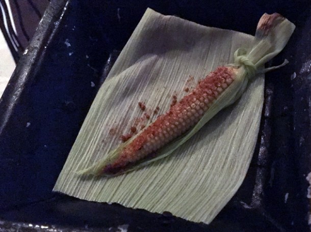 spiced baby corn at benazuza