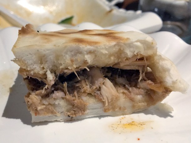 pork burger at xi'an impression
