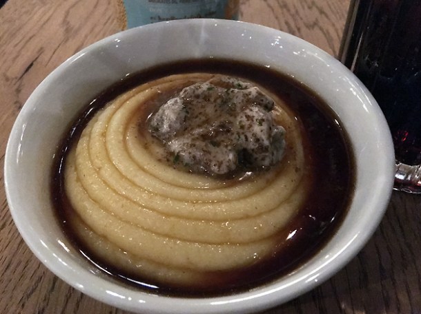 bone marrow mushroom mash at pitt cue liverpool street