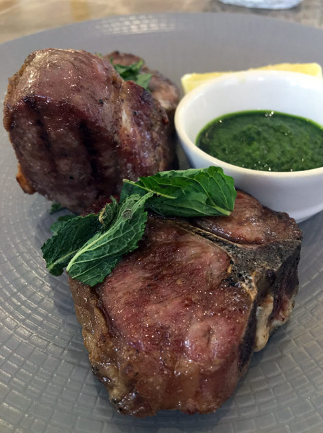 lamb chops at dickie fitz