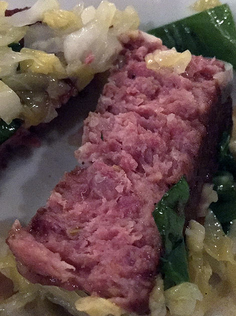 trotter sausage at pitt cue city