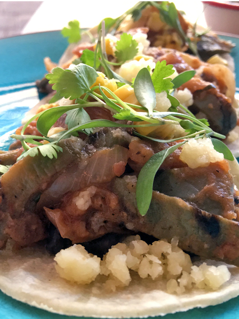 cactus tacos at santo remedio