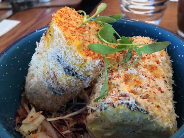 elote corn on the cob at santo remedio