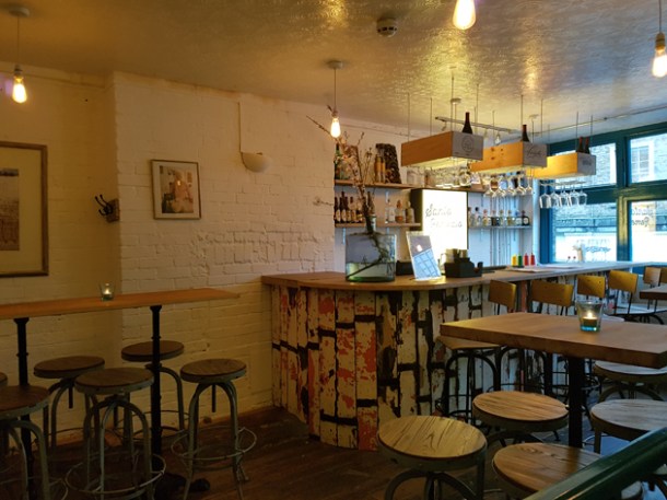 upstairs bar at santo remedio