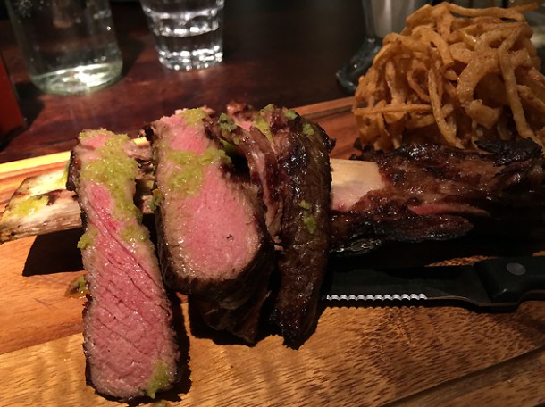 beef rib at bukowski grill soho