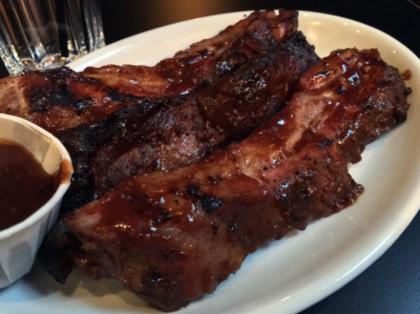 pork spare rib starter at bodean's covent garden
