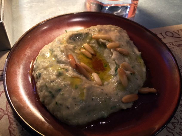 baba ghanoush at the barbary