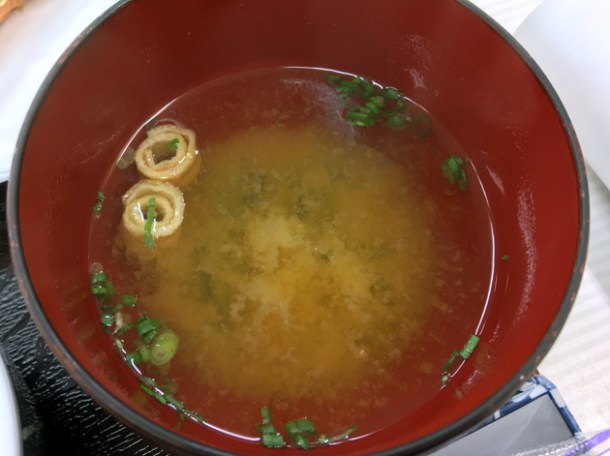 miso soup at koguchi shizen-no-ie