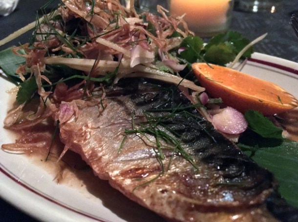 mackerel at farang highbury