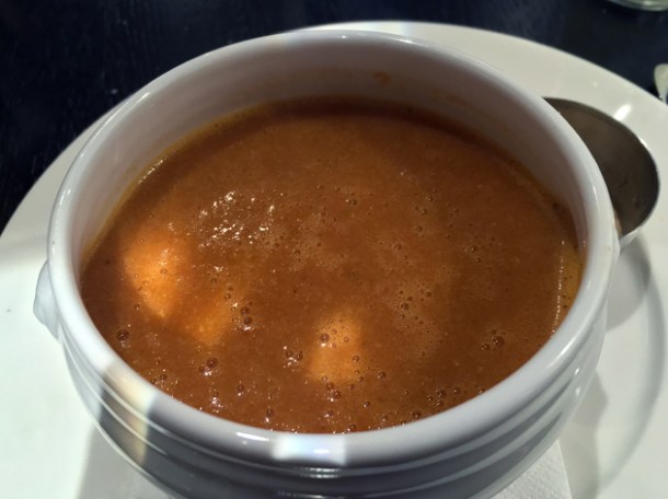fish and shellfish soup at rick stein barnes
