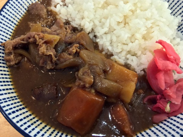japanese beef curry at machi-ya
