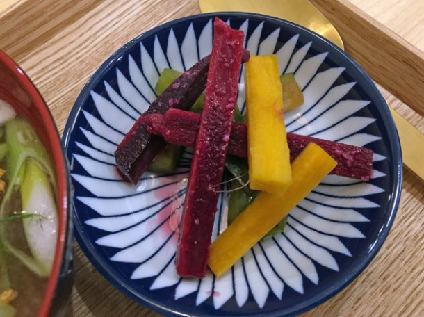 japanese pickles at machi-ya panton street