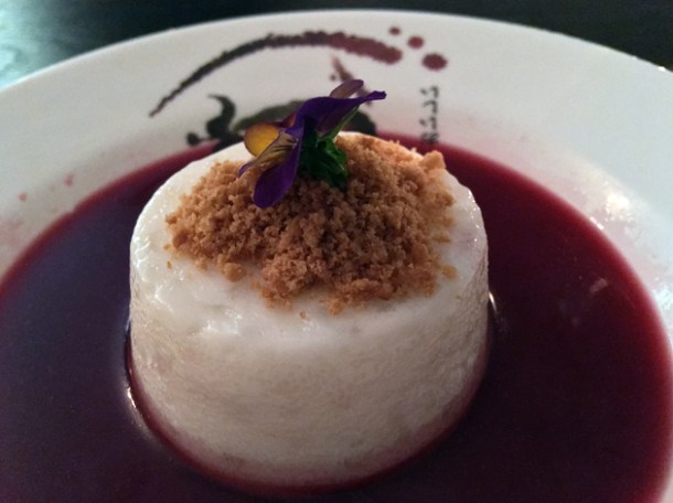 sago pudding in hibiscus at madame d