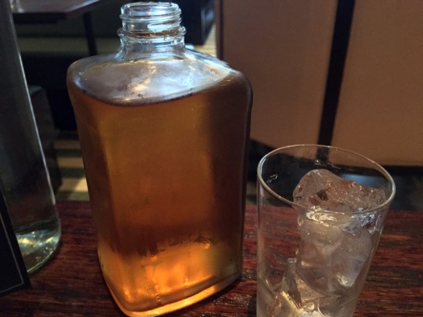 XU house tea cold brew at xu london