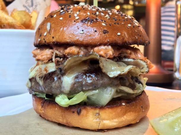 burger at the wigmore