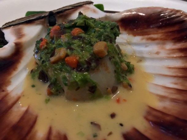 smoked scallop at core by clare smyth