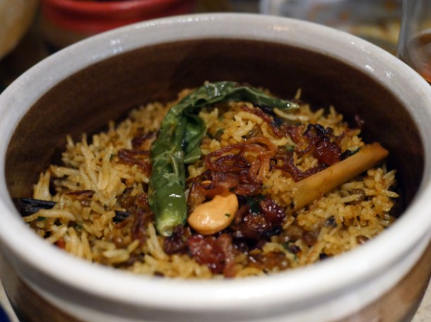 dhal ghee biriani at hoppers st christopher's place