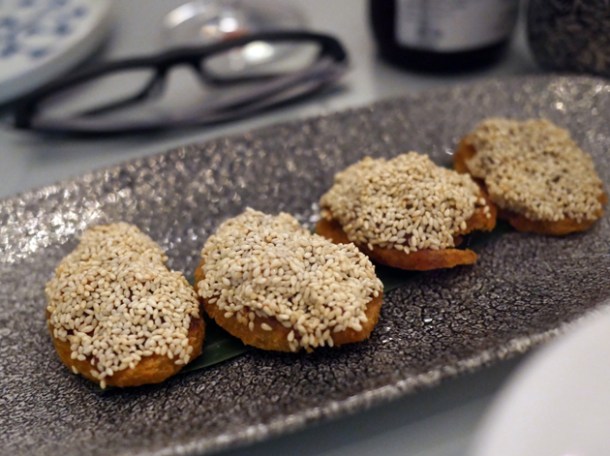 beef foie gras toast at duddell's london bridge