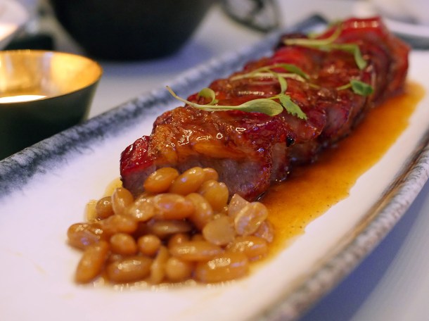char siu pork at duddell's london