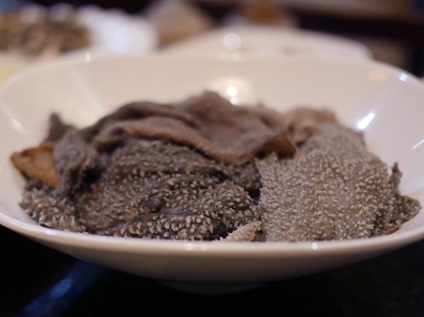 beef rumen tripe at shu xiangge chinatown