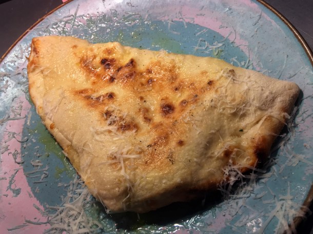 garlic calzone at temper covent garden
