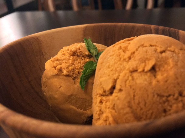 thai milk tea ice cream at kin + deum london bridge
