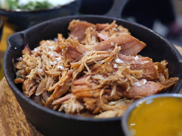 carnitas pork at casa pastor