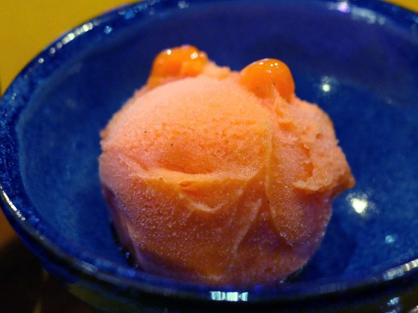 prickly pear sorbet at casa pastor