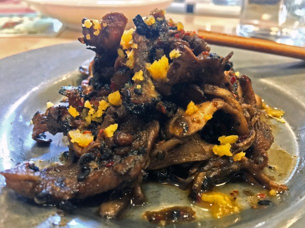 illustrative photo of the maitake mushrooms at bao borough