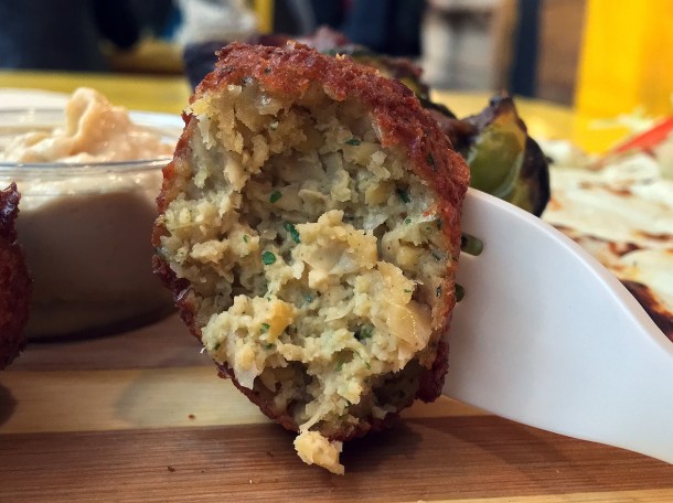 illustrative photo of the falafel from Lebanese Canteen at Mercato Metropolitano