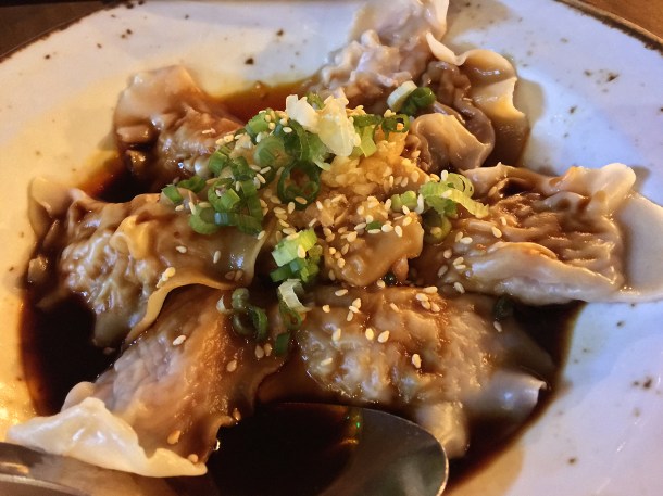 illustrative photo of the Chengdu pork jiaozi dumplings at Baozi Inn London Bridge
