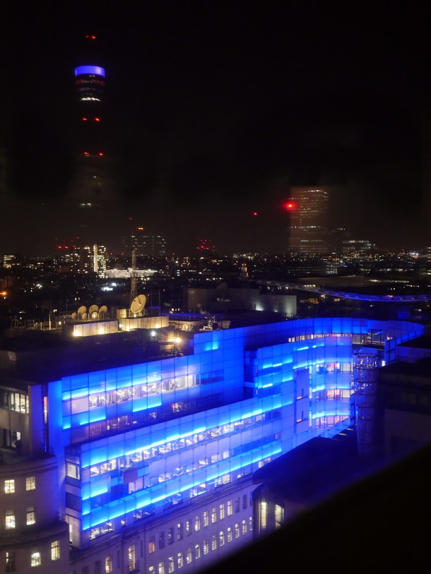photo of New Broadcasting House as seen from Madera Treehouse