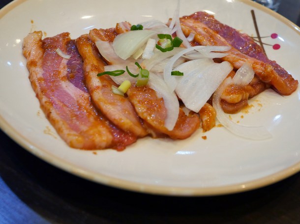 illustrative photo of the pork belly at Soju Reading