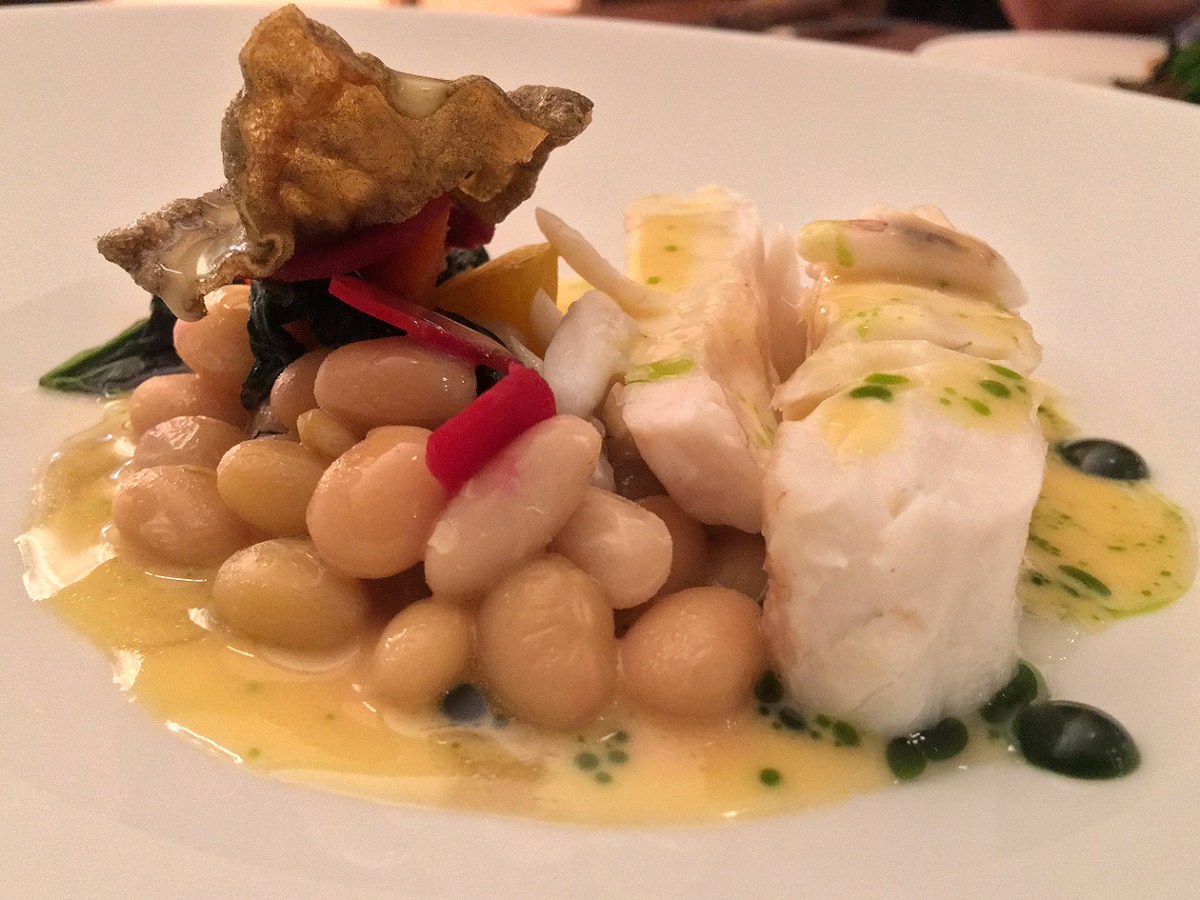 illustrative photo of the steamed turbot at Trivet