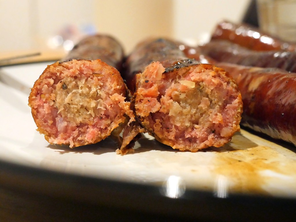 illustrative image of the smoked Cumberland sausage from Pappy's